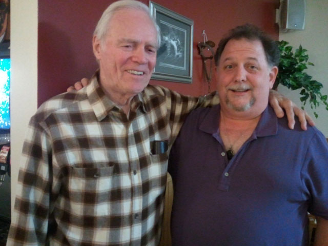 Mark Johnson with Dr. Michael Newton